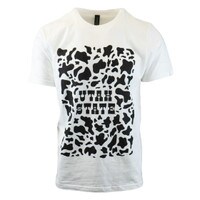 Utah State Ag Day Cow Print Unisex T-Shirt white